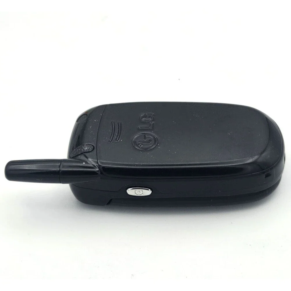 LG CG225 Cingular Black Flip Phone Y2K Cell Phone Box Charger